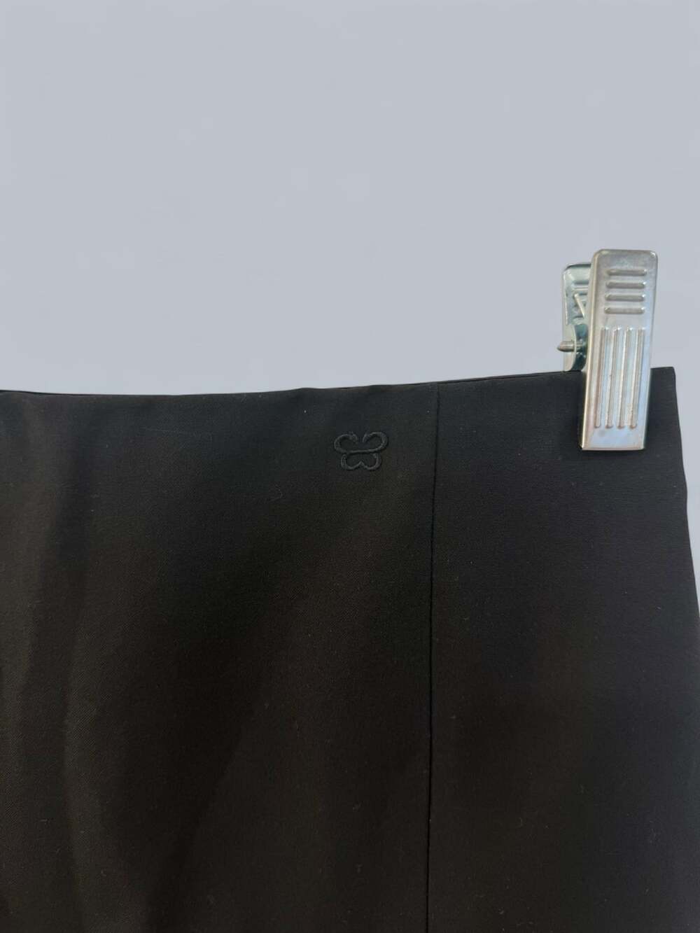 Aritzia Sunday Best Tatiana Skirt Black Mini Skirt with Slit - Picture 4 of 11
